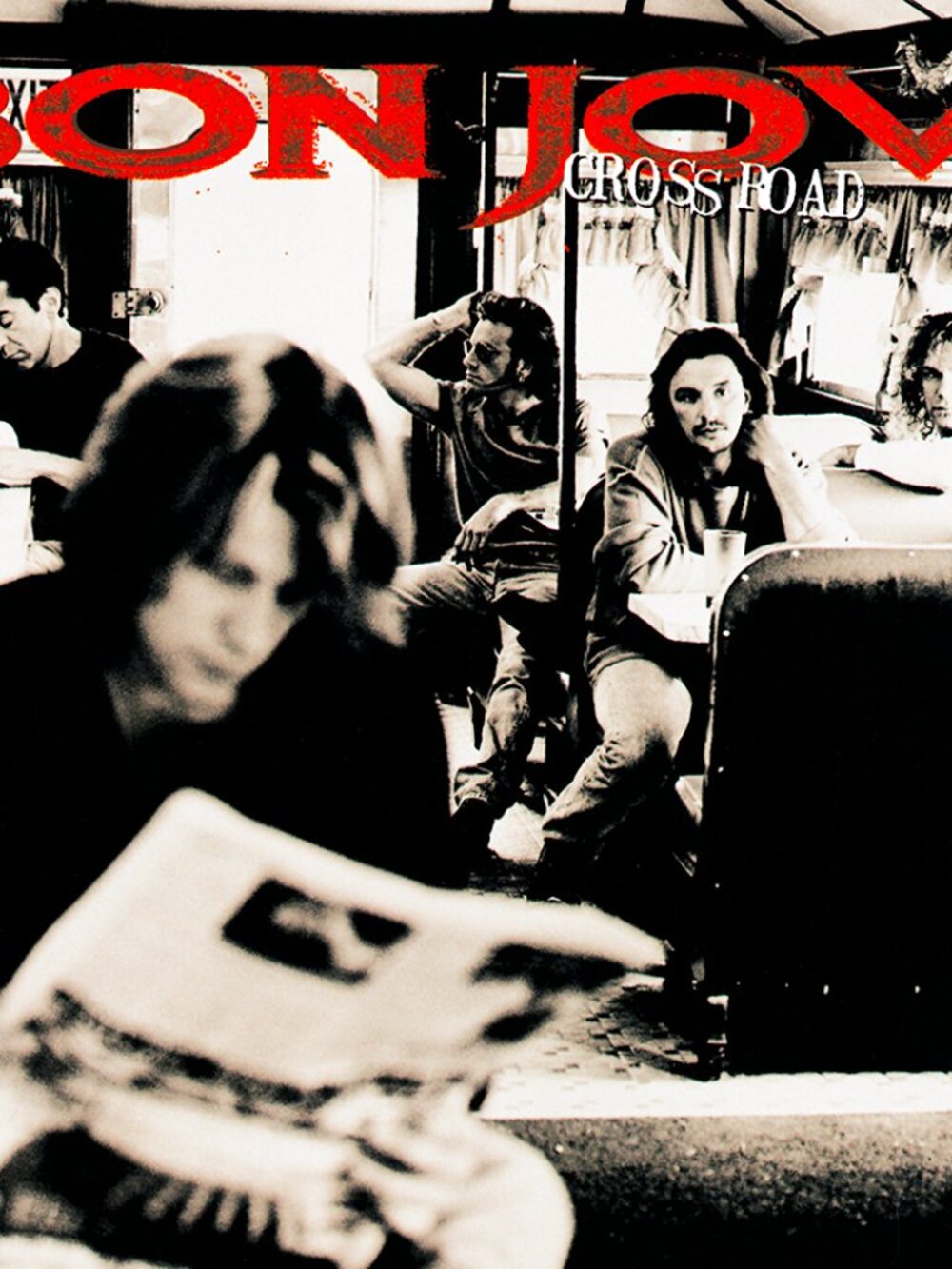 Bon Jovi Cross Road CD - Black & Red Cover
